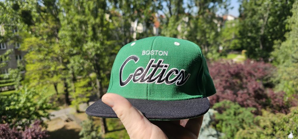 BOSTON CELTICS Czapka z daszkiem Mitchell & Ness SnapBack rozmiar uniwersalny męski