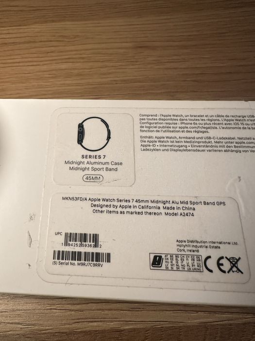 Apple watch 7 45mm GPS zegarek