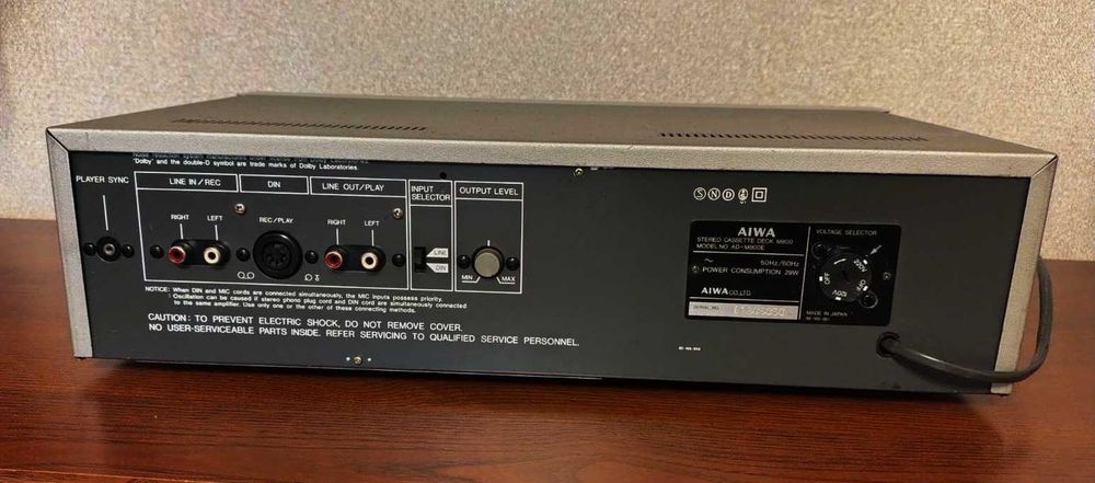 Кассетная дека Aiwa AD M 800. Эксклюзив