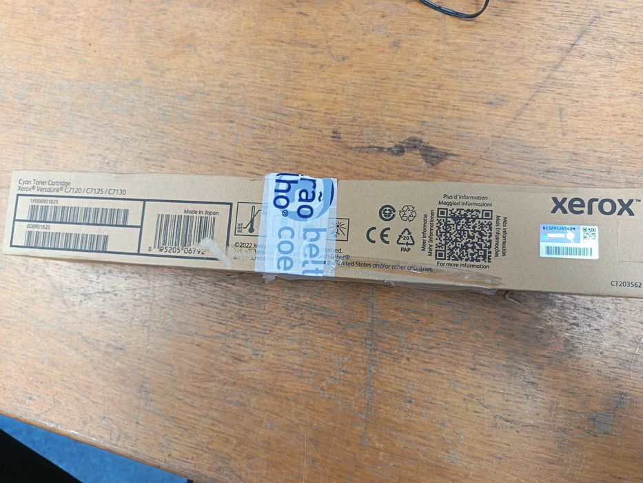 Toner Cyan, referência 006R01825
Xerox Versalink C7120/C7125/C7130