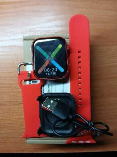 Smart watch x7 czerwony