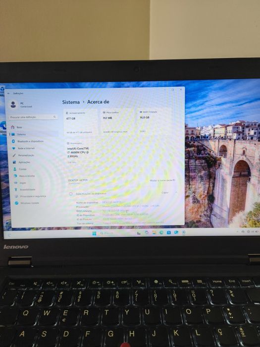 Lenovo ThinkPad i7 | 16GB RAM | SSD 512GB – Excelente estado