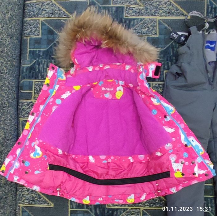 Зимний комбинезон б/у в отличном состоянии