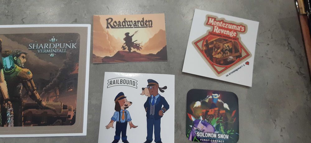 naklejki z gier dla kolekcjonerów pc i konsol - zestaw