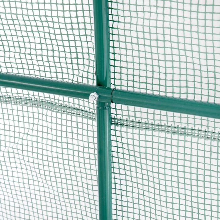 Estufa para Horta ou Jardim Transparente 250x200x200 cm com 4 Janelas