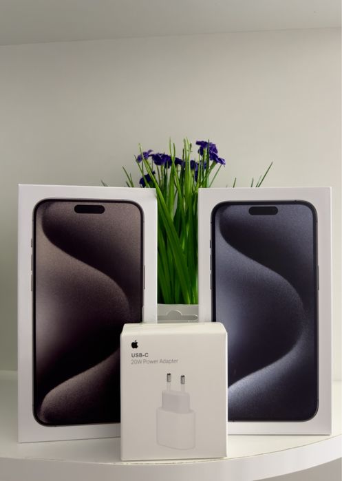 Iphone New 15 Pro Max 256,512gb black,blue Neverlock 45 500 грн