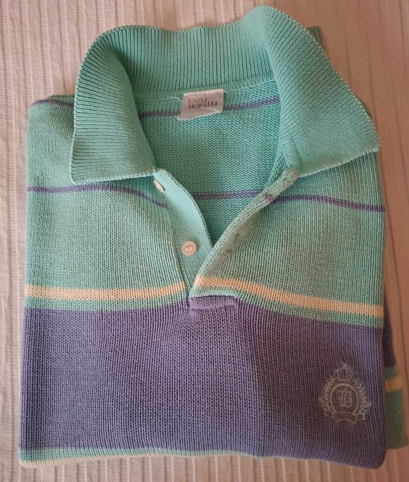 Camisola / Polo Malha Algodão Enzo Morelli T/M