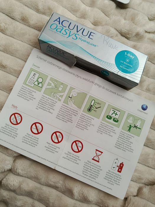 Soczewki kontaktowe Acuvue Oasys -2,0