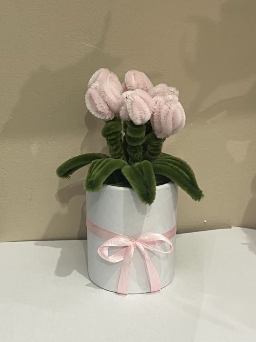 Mini tulipany z drucików kreatywnych