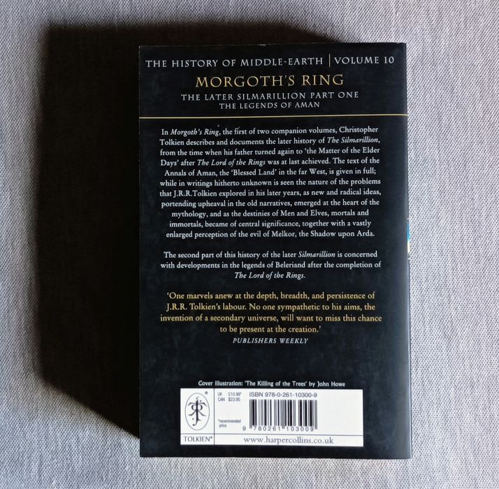 Morgoth Ring, Volume X, HoME / LOTR Tolkien