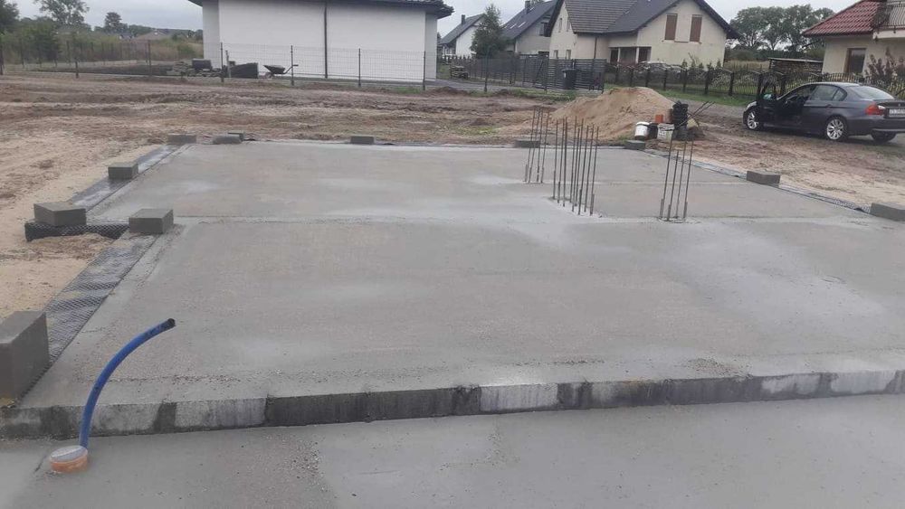 Fundamenty. Prace ziemne. Kostka brukowa. Ogrodzenia. Budowa domów