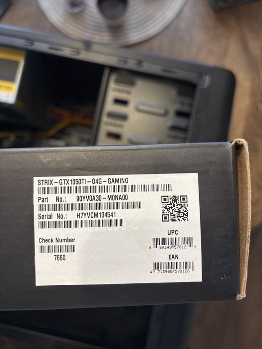 ПК на i5-7400 , ОЗУ 16ГБ , GTX 1050 Ti, SSD 256