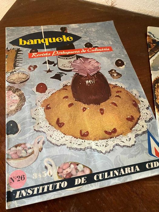Coleção revistas Banquete, preço por revista, ofereço portes de envio.