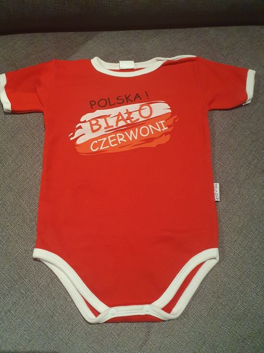 Body Kibica r. 80/86 (Polska Biało-Czerwoni)