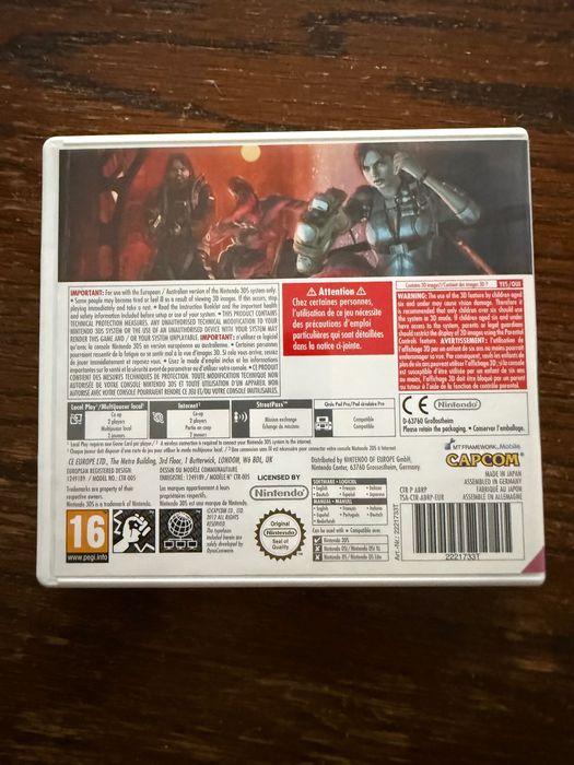Jogo Nintendo 3DS - Resident Evil Revelations