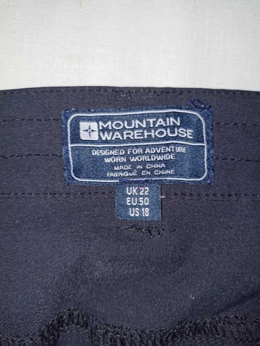 Треккинговые мужские брюки Mountain Warehouse черные UK 22 на 56+