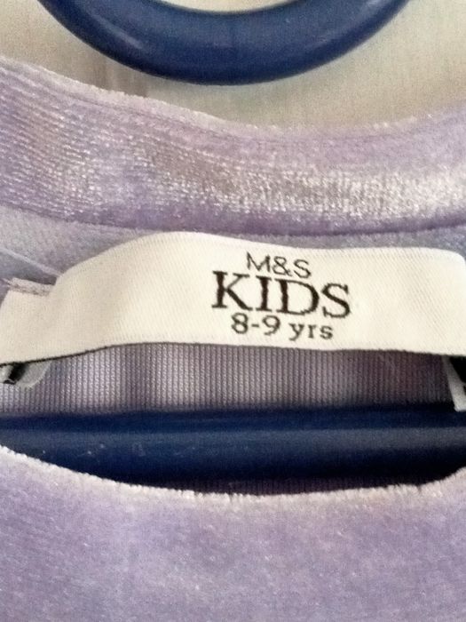 Sukienka z długim rękawem na 8-9 lat