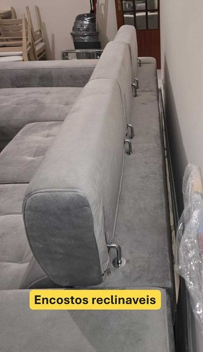 Sofá 2 lugares + Chaise Longue, como novo