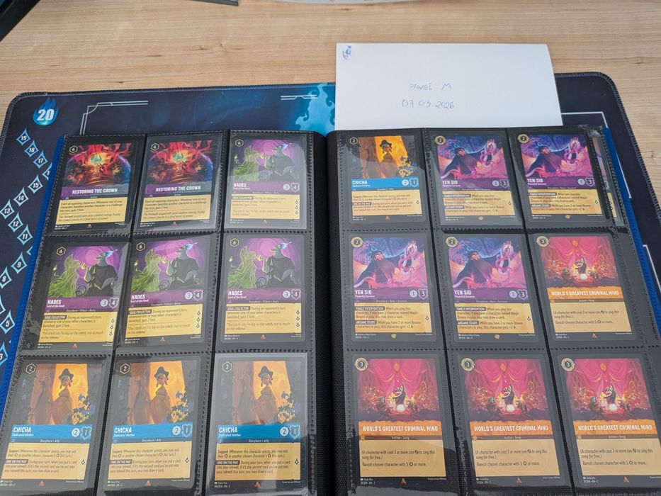 Disney Lorcana karty single