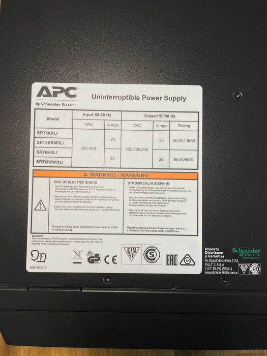 UPS APC zasilacz awaryjny 5000VA