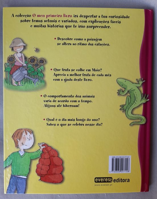 Livro "o meu primeiro livro As estaçoes"