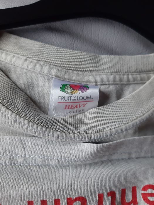 Tshirt RTS Widzew bawełna treningowy piłkarz stara rzecz wady plamy ko