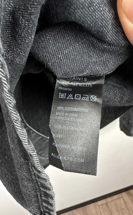 Koszula jeansowa ALL SAINTS Spitalfields denim opium S
