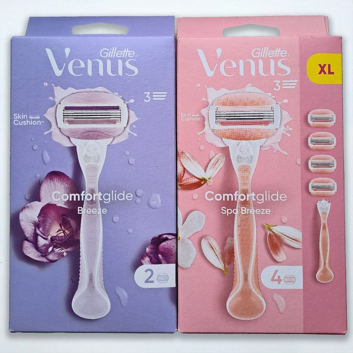 Оригінальна Бритва Gillette Venus (Comfortglide, Smooth) | Жіночий станок зі змінними картриджами в асортименті