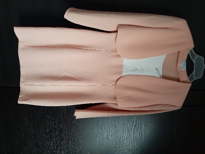 Sukienka koktajlowa mini z bolerkiem roz. 36