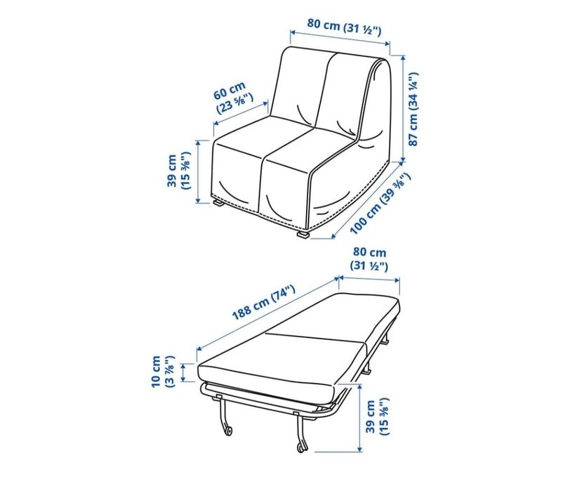 Poltrona cama Lycksele