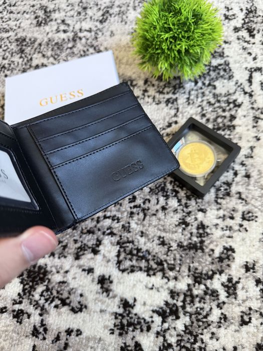 НОВИЙ‼️ Чоловічий гаманець Guess, портмоне гуес, кошелек гєс