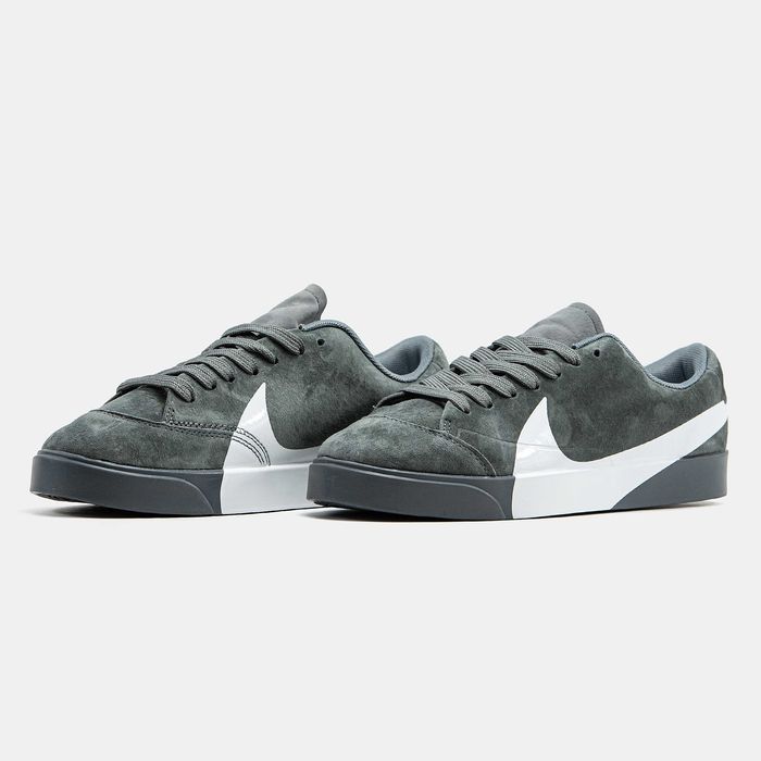 Кросівки Nike Blazer City Low Grey/White premium