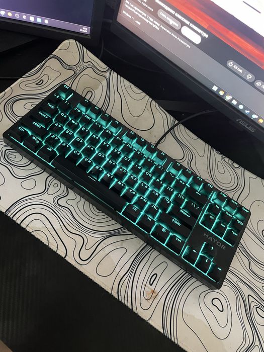 Игровая клавиатура механическая Hator rockfall 2 mecha tkl
