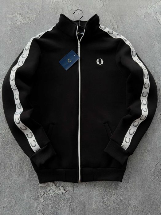 Костюм Fred | Зимовий Лампас Фліс | Чорний Спортивний | Унісекс |S–XXL