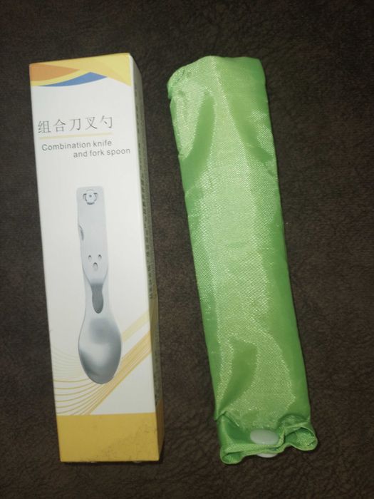 туристичний набір ніж віделка ложка