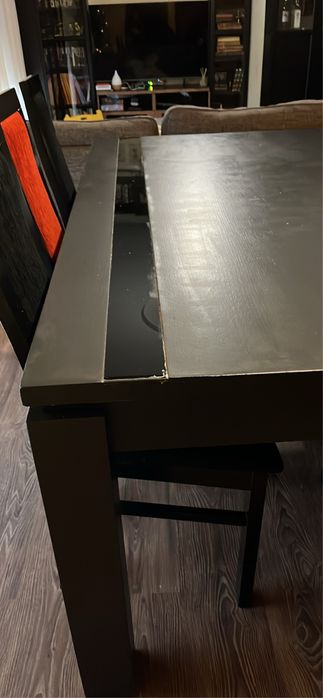 Mesa jantar extensivel 1,70/200x1,00m