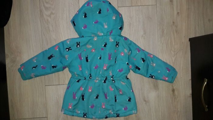 Куртка I love next с зайками на 12-18-24