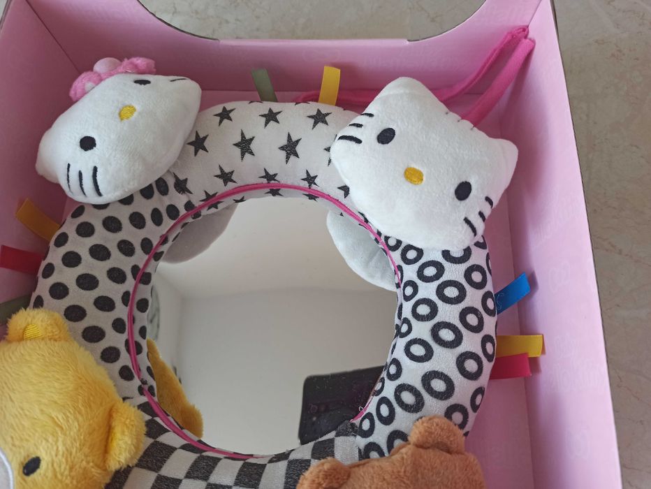 Nowe pluszowe lusterko zabawka do powieszenia Hello Kitty 24 cm