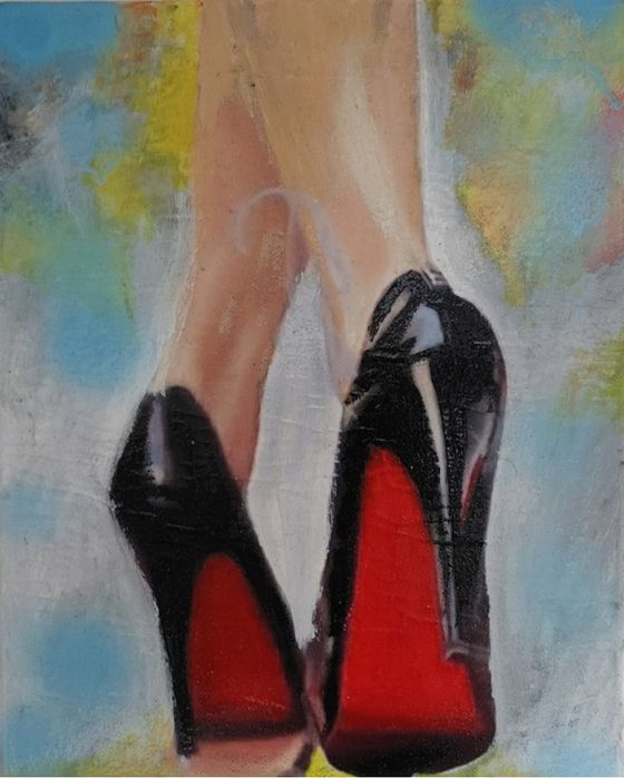 Dwa obrazy olejne nowe