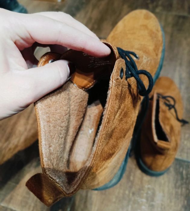 Buty trapery damskie miodowe 40