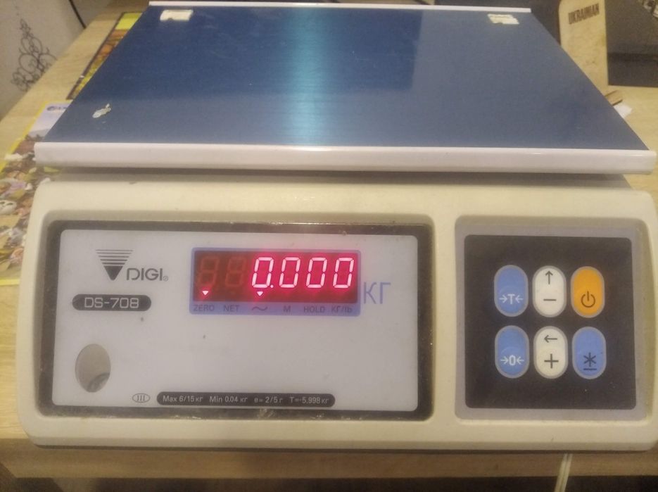 Весы  DIGI DS-708 BM на 6 кг / 15 кг /