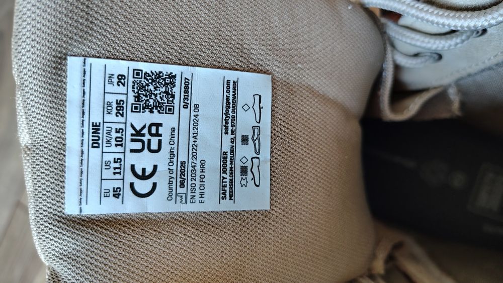 Nowe taktyczne buty Safety Jogger Tactical Dune 45