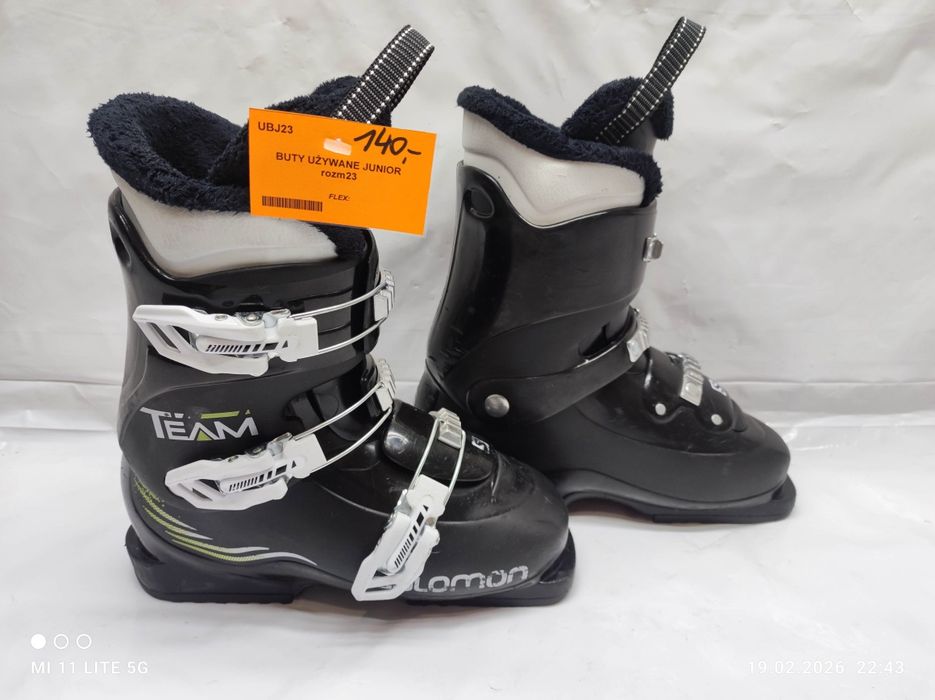 Buty narciarskie Salomon Team r23 junior dziecięce czarne wysyłk sklep