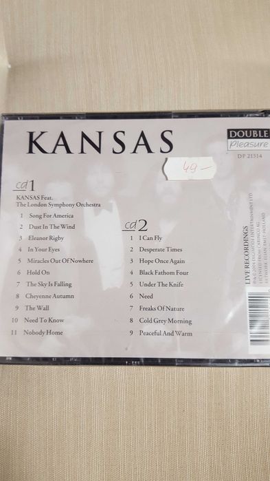Kansas Dust In The Wind album 2 CD box folia