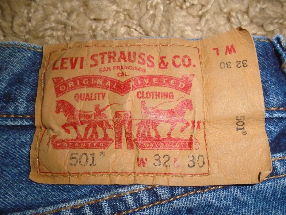 Джинсы LEVIS 501 USA W32 L30 Сделано в Мексике