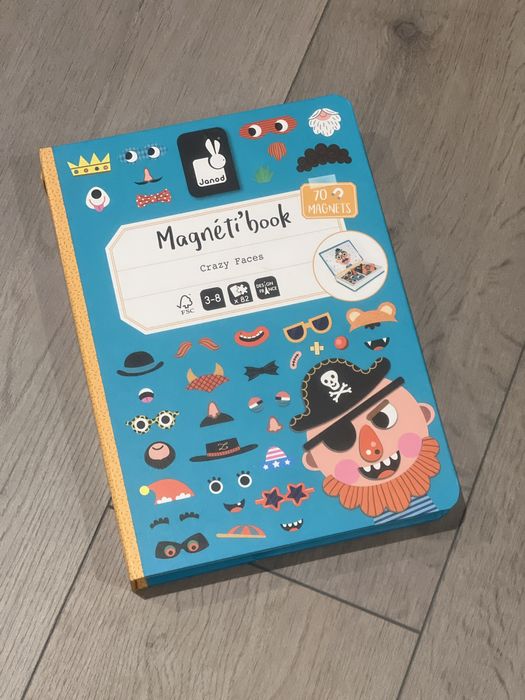 Magneti’book (jak nowa) edukacyjna zabawka magnetyczna