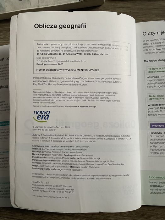 Oblicza geofrafii 2 podrecznik