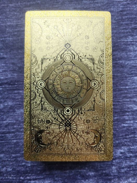 Карти Таро Gold 78 шт, золота фольга, водостійкі