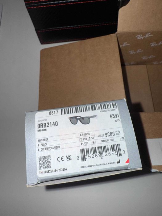 Óculos de sol Ray-Ban Original Wayfarer Classic – Polarizados