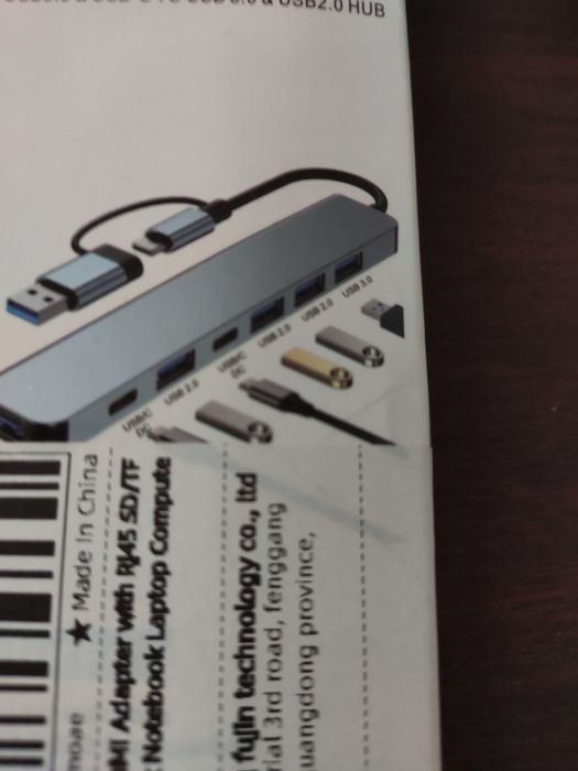 Адаптер usb 3.0 / 7в1
